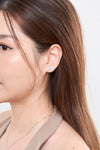 Ribbon Pave Earrings